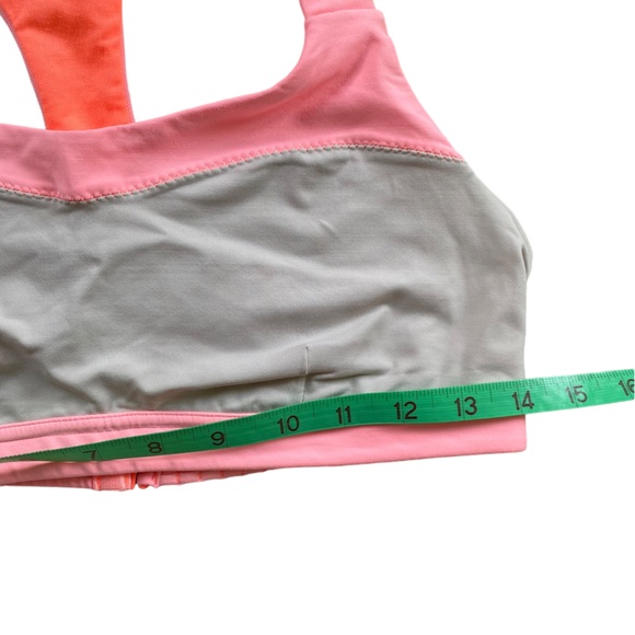 Lululemon Run Pink - Grey Sports Bra - Size 4-6 - Picture 7 of 10